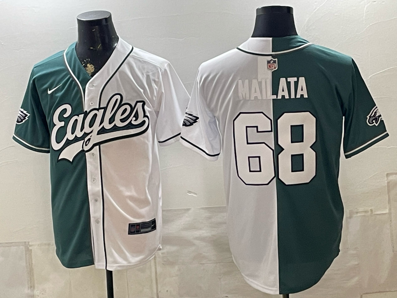 Men 2026 Philadelphia Eagles #68 Mailata white Nike Limited NFL Jersey 0812004->philadelphia eagles->NFL Jersey
